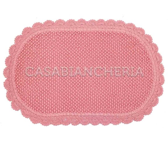 Casa Biancheria | Tappeto bagno di cotone con uncinetto Boulevard tappeti di cotone