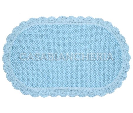 Casa Biancheria | Tappeto bagno di cotone con uncinetto Boulevard tappeti di cotone