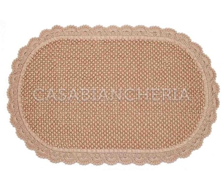 Casa Biancheria | Tappeto bagno di cotone con uncinetto Boulevard tappeti di cotone