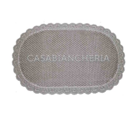 Casa Biancheria | Tappeto bagno di cotone con uncinetto Boulevard tappeti di cotone