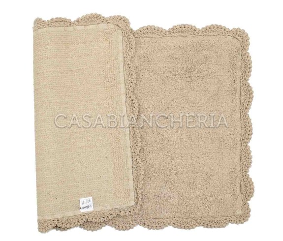 Casa Biancheria | Tappeto bagno di cotone con uncinetto Viviane tappeti bagno ebay