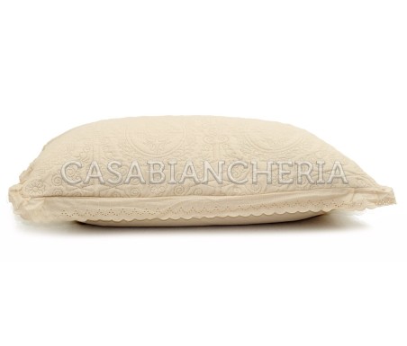 Casa Biancheria | Coppia cuscino arredo decorativo Sangallo cuscino arredo per letto