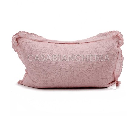 Casa Biancheria | Coppia cuscino arredo decorativo Sangallo cuscino arredo per letto