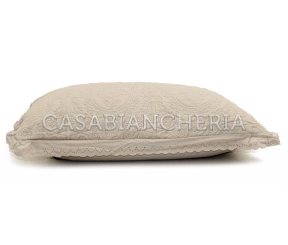 Casa Biancheria | Coppia cuscino arredo decorativo Sangallo cuscino arredo per letto