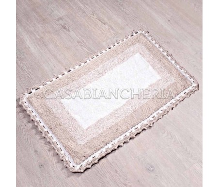 Casa Biancheria | Tappeto bagno di cotone con uncinetto Kumar tappeti bagno di cotone