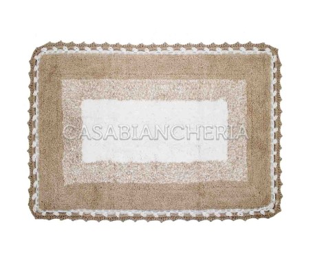 Casa Biancheria | Tappeto bagno di cotone con uncinetto Kumar tappeti bagno di cotone