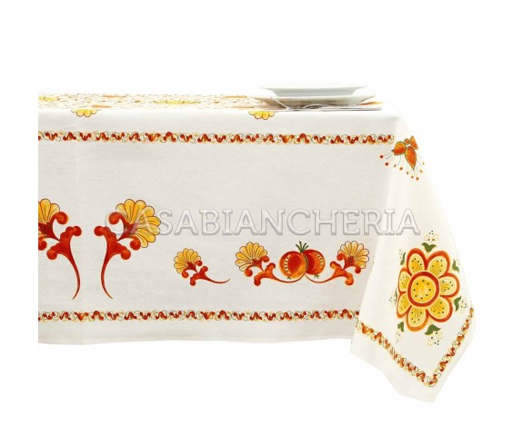 TOVAGLIA Melograno Arancio - Casabiancheria.it