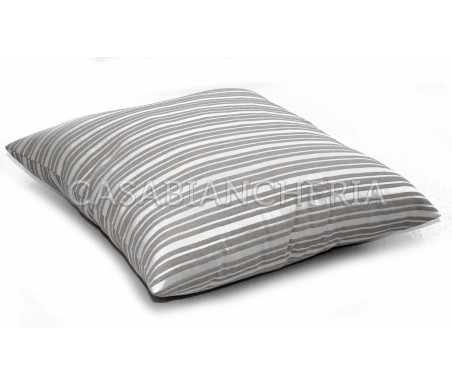 Casabiancheria | Cuscino arredo Roma con interno cuscini decorativi rigati