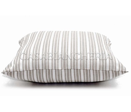 Casabiancheria | Cuscino arredo Roma con interno cuscini decorativi rigati