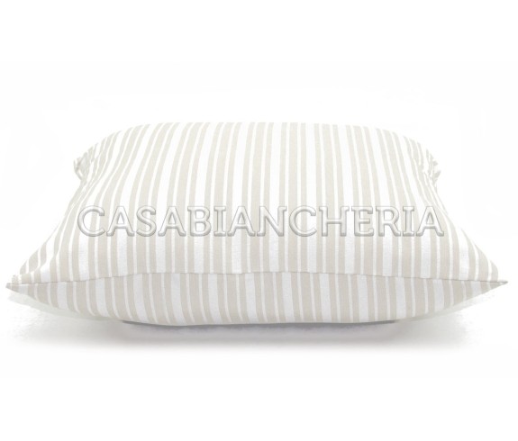 Casabiancheria | Cuscino arredo Roma con interno cuscini decorativi rigati