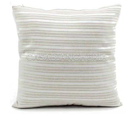 Casabiancheria | Cuscino arredo Roma con interno cuscini decorativi rigati