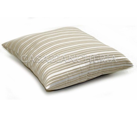 Casabiancheria | Cuscino arredo Roma con interno cuscini decorativi rigati