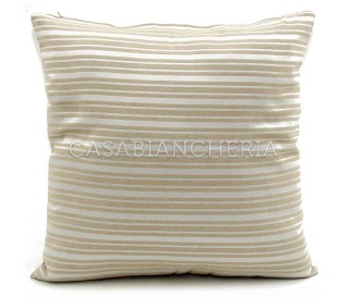 Casabiancheria | Cuscino arredo Roma con interno cuscini decorativi rigati
