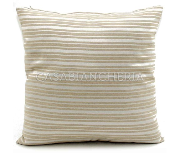 Casabiancheria | Cuscino arredo Roma con interno cuscini decorativi rigati