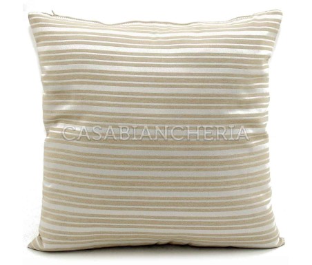 Casabiancheria | Cuscino arredo Roma con interno cuscini decorativi rigati