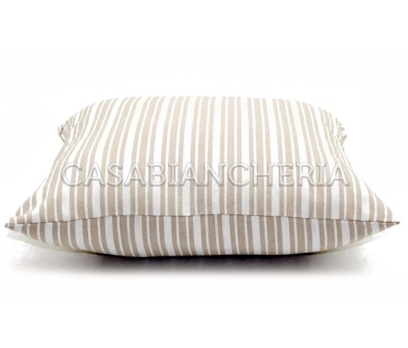 Casabiancheria | Cuscino arredo Roma con interno cuscini decorativi rigati