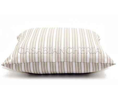 Casabiancheria | Cuscino arredo Roma con interno cuscini decorativi rigati