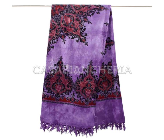 Casa Biancheria | Telo arredo copritutto Batik Medalia copritutto foulard indiani