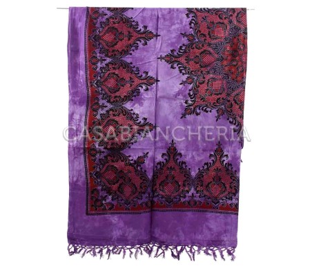 Casa Biancheria | Telo arredo copritutto Batik Medalia copritutto foulard indiani
