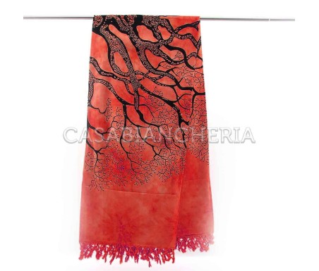 Casa Biancheria | Telo arredo copritutto Batik Albero foulard copridivano di cotone