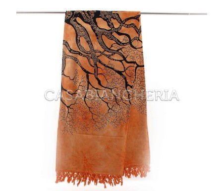 Casa Biancheria | Telo arredo copritutto Batik Albero foulard copridivano di cotone