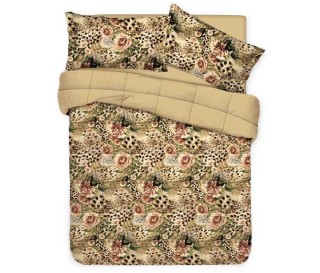 Casa Biancheria | Copriletto trapuntato matrimoniale GF Ferrari Velvet trapuntino estivo animalier