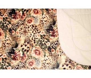 Casa Biancheria | Copriletto trapuntato matrimoniale GF Ferrari Velvet trapuntino estivo animalier 2