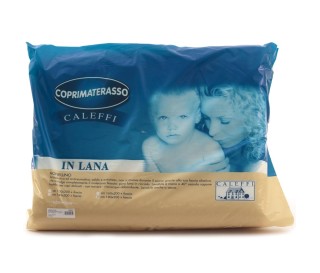 Caleffi Casabiancheria | Coprimaterasso di lana Caleffi Agnellino coprimaterasso matrimoniali singoli piazza e mezza