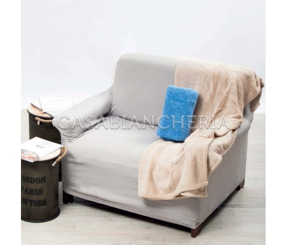 Casa Biancheria | Plaid di pile Coral Waffle set 5 pezzi plaid caldi e morbidi