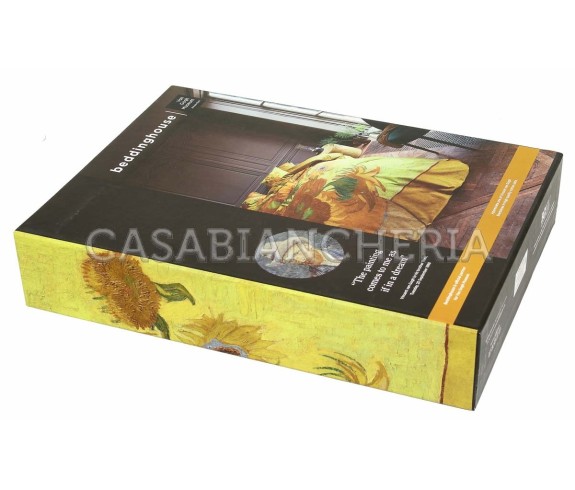 Casabiancheria | Parure copripiumino matrimoniale Bedding House Van Gogh Girasoli copripiumino matrimoniale amazon