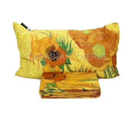 Casabiancheria | Parure copripiumino matrimoniale Bedding House Van Gogh Girasoli copripiumino matrimoniale amazon