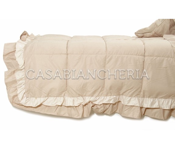 Casabiancheria.it | Trapunta matrimoniale con volant Anais trapunte con balze