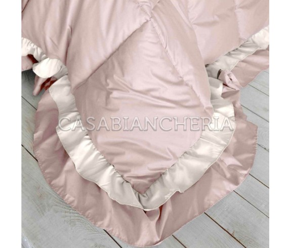 Casabiancheria.it | Trapunta matrimoniale con volant Anais trapunte con balze