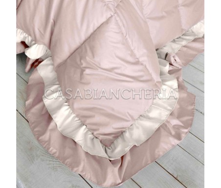 Casabiancheria.it | Trapunta matrimoniale con volant Anais trapunte con balze