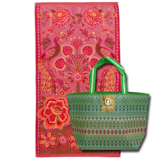 Telo mare di spugna Pip Studio Jungle Garden+ borsa mare omaggio