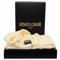 Accappatoio di spugna Roberto Cavalli Araldico-S/M