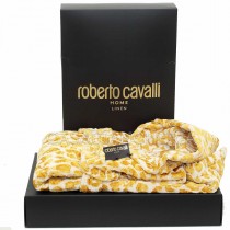 Accappatoio di spugna Roberto Cavalli Snow Leopard-L/XL