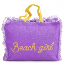 Borsa da mare con cerniera Beach Girl