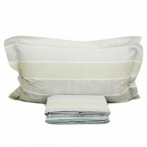 Completo lenzuola copriletto matrimoniale Mirabello Cortina-Beige