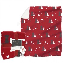 Plaid di pile agnellato Daunex Morbidotto Best Friends 130x160