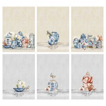 Strofinaccio Tiffany Porcellana set 6 pezzi