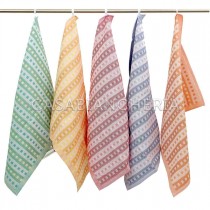 Set 6 o 12 strofinacci di cotone Emilia Fiandra