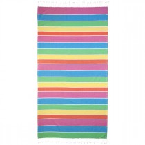 Telo mare fouta pareo Madrid con frange