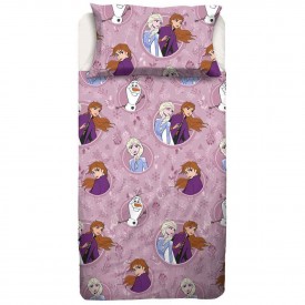 Completo lenzuola di flanella Disney Frozen