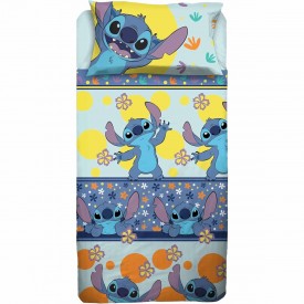 Completo lenzuola Disney Stitch