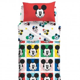 Copriletto trapuntato Disney Caleffi Mickey Colors