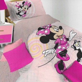 Copriletto trapuntato singolo Disney Minnie
