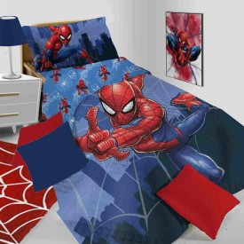 Copriletto trapuntato singolo Marvel Spiderman