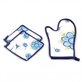 Set Cucina stampa romagnola MELOGRANO BLU