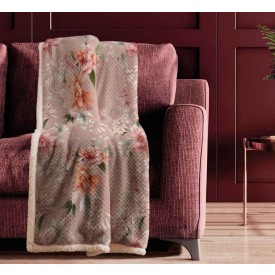 Plaid e coperta di pile agnellato Charlotte